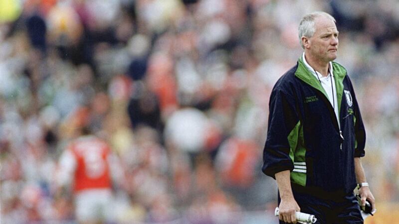 The late Pat King had reservations about new rules to be tried out in the 1998 McKenna Cup when he was Fermanagh boss back in 1997. Pic Ann McManus 