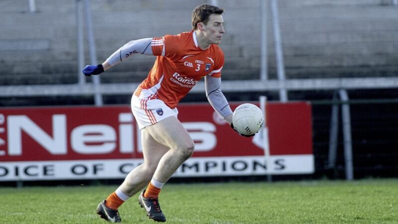 Armagh Harps defender Charlie Vernon will be hoping to lead his club to their first championship title since 1991 against Maghery tomorrow 