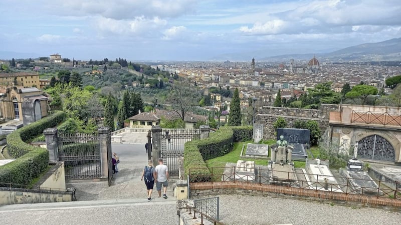 The view over Florence from San Miniato al Monte 