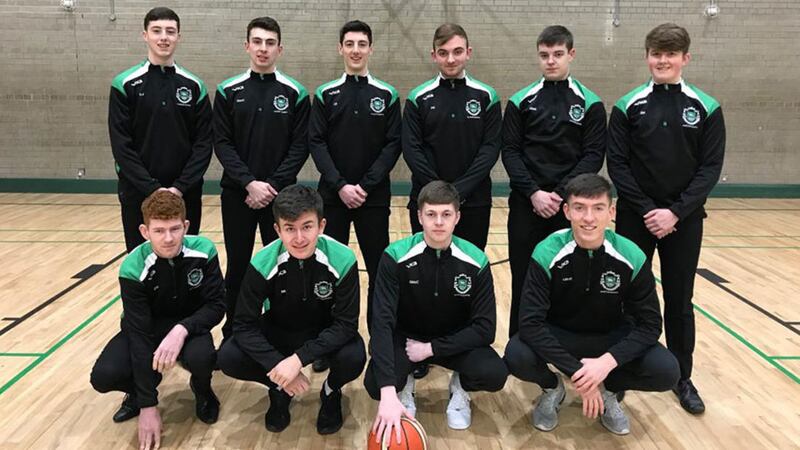 &nbsp;The basketball team at St Malachy's College in Belfast