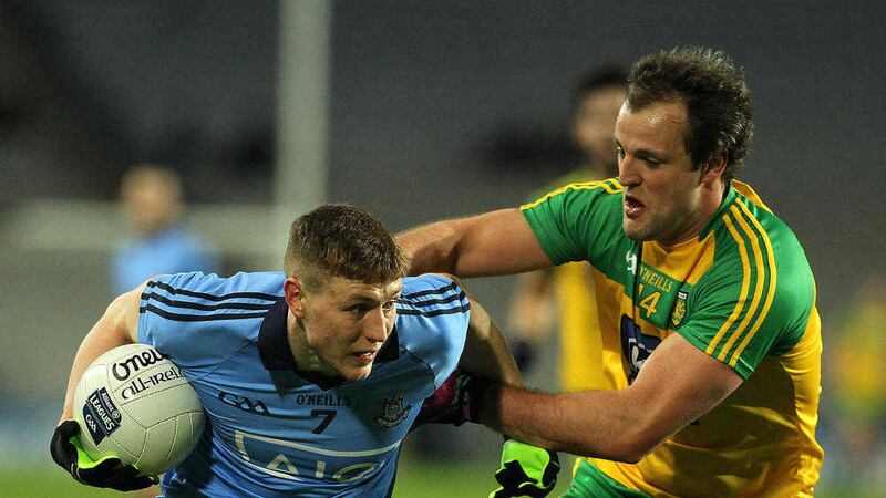 Michael Murphy&#39;s dismissal on a second booking all but ended Donegal&#39;s hopes of beating Dublin two weeks ago. Picture by Philip Walsh 