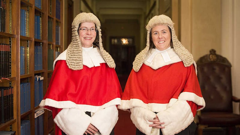 Denise McBride QC (left) and Siobhan Keegan QC, who have become the first women to be appointed as High Court judges in the north