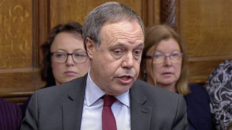 Nigel Dodds is the DUP's leader at Westminster. Picture by House of Commons/PA Wire