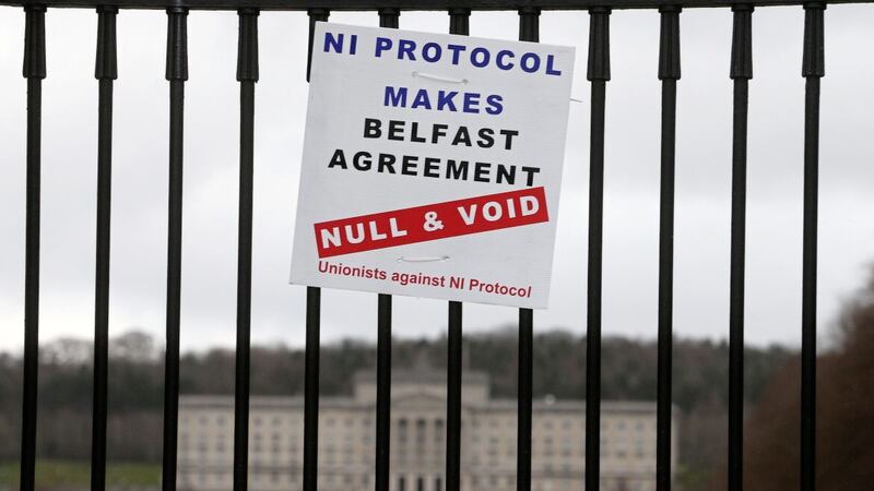 An early day motion calling for the scrapping of plans to build permanent border control posts was signed eight DUP MPs and six backbench Conservatives. Picture by Mal McCann 