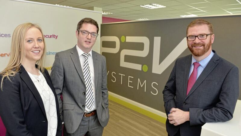 P2V announced its ambitious growth plans during a visit from economy minister Simon Hamilton in August 