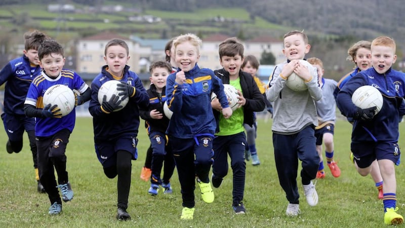 Rossa underage training back at Rossa Park on the Shaw&#39;s Road in west Belfast Picture Mal McCann 