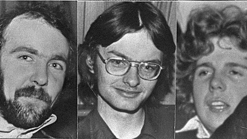 IRA men Gervaise McKerr, Sean Burns and Eugene Toman were shot dead in November 1982 