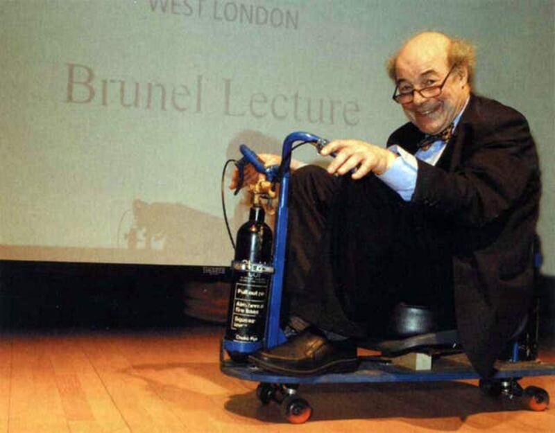 Scientist and TV presenter Professor Heinz Wolff on his 80th birthday (Brunel University London handout/PA Wire)