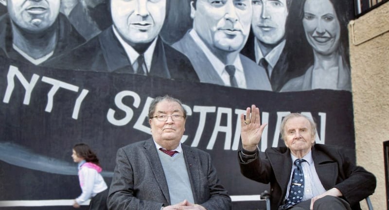 Ivan Cooper and former SDLP leader, John Hume were close friends. Picture by Margaret McLaughlin 