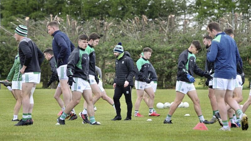 &quot;It&rsquo;s nice to see that we&rsquo;re going some way towards wanting to play front-foot football,&quot; said Fermanagh manager Ryan McMenamin. Picture Margaret McLaughlin. 