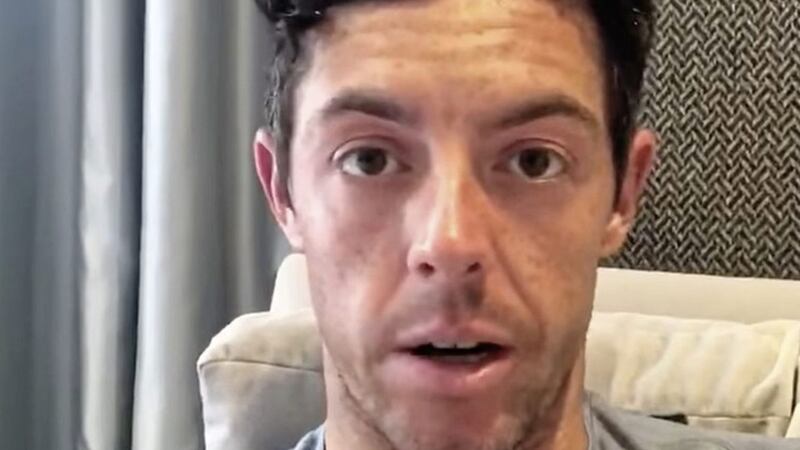 A host of famous faces from the world of European golf, including Northern Ireland&#39;s Rory McIlroy, have added their voice to calls for people to follow Covid-19 guidelines and stay at home 