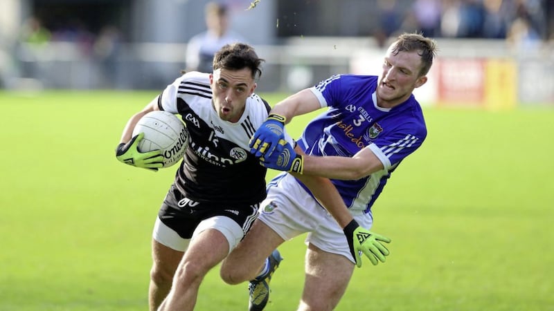 Kilcoo edged Warrenpoint in last year's Down SFC final, lost by a point earlier in this campaign, and meet again in Sunday's second semi-final.<br /> Pic: Cliff Donaldson