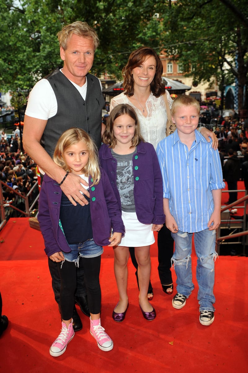 Gordon Ramsay and family in 2009 (PA)