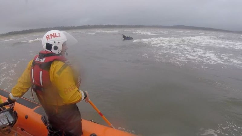 The RNLI rescued a horse that had&nbsp;swam more than a mile out to sea near Bundoran in Co Donegal.&nbsp;The distressed animal called Valentine was coaxed out of four metres deep waters last night. Picture byRNLI/PA Wire&nbsp;