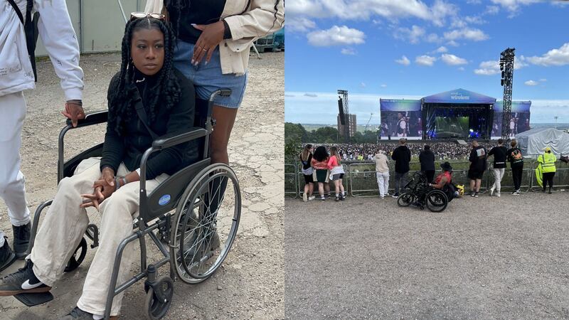 Disabled attendees were forced to use wheelchairs thanks to “dangerous” terrain.