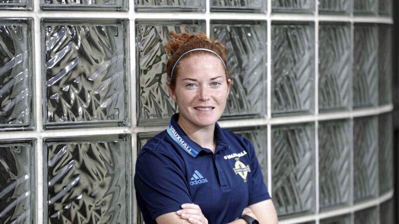 Northern Ireland Women's captain Marissa Callaghan is hoping for big support against the Republic of Ireland at Mourneview Park, Lurgan tonight.