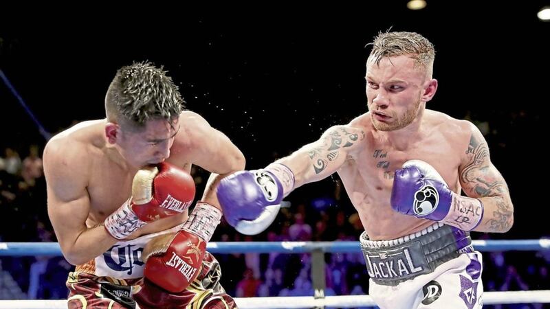 Carl Frampton and Le Santa Cruz go to war in their second fight at the MGM Grand in Las Vegas 