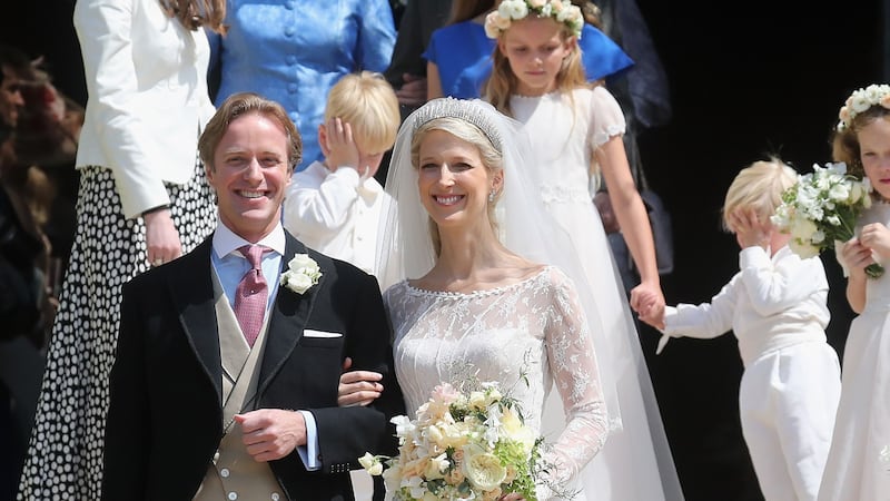 She wed financier Thomas Kingston at Windsor Castle in May.