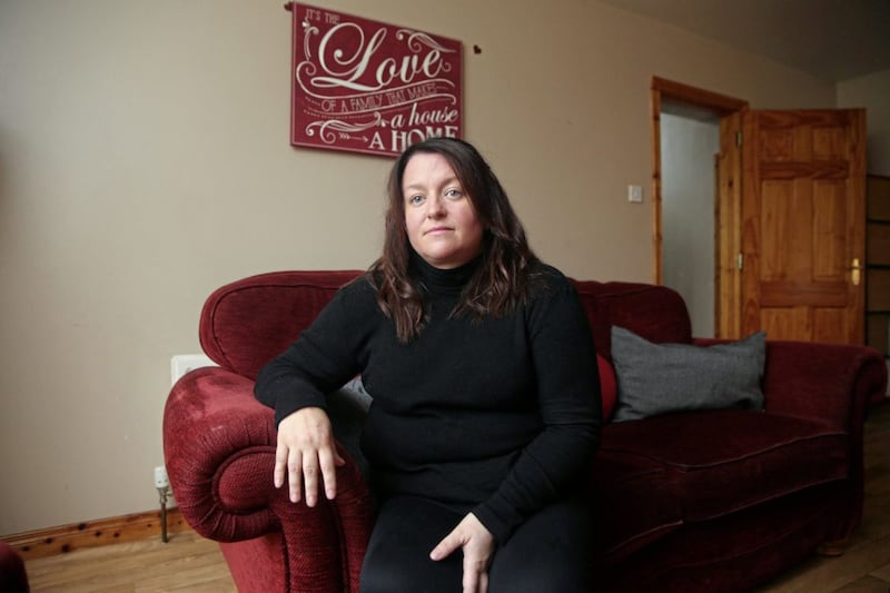 Julie McVeigh pictured in her Co Down home. Picture by Mal McCann