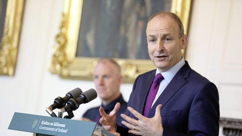 Miche&aacute;l Martin confirmed there would be no specific measures applied to the border at Christmas. Picture by by Julian Behal Photography/PA Wire 