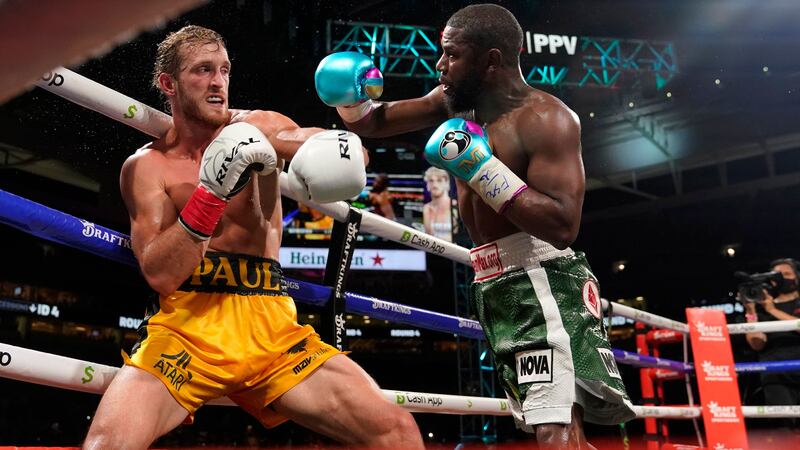 The YouTube personality boxed an eight-round exhibition against Floyd Mayweather Jr at Hard Rock Stadium in Miami Gardens, Florida.