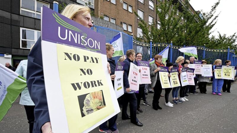 Unison workers are staging walkouts today as part of a dispute over safe staffing and pay 