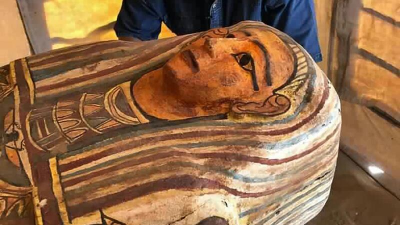 The discovery was made near the famed Step Pyramid of Djoser near Saqqara.