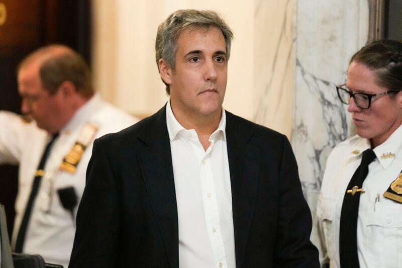 Michael Cohen is the star witness for the prosecution (Seth Wenig/AP)