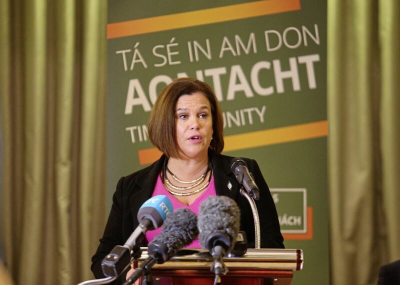 Mary Lou McDonald is preparing for her third ard fheis as Sinn F&eacute;in president. Picture by Mal McCann 