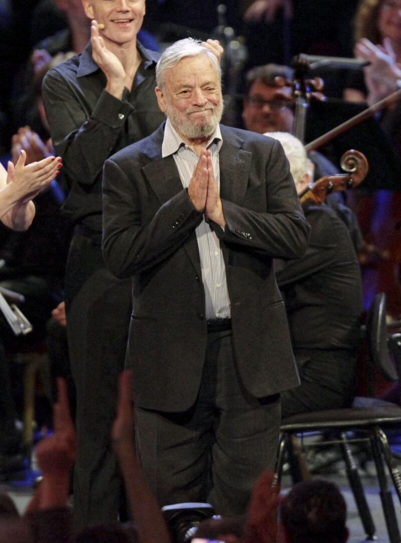 The great Stephen Sondheim, who died last week. His Into The Woods will be performed by Northern Ireland Opera at the Lyric Theatre in February. Picture by Yui Mok/PA Wire 