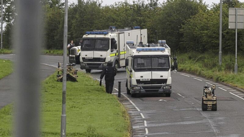 A security alert in Lurgan following the discovery of a suspicious device in the Tarry Drive area of the town 