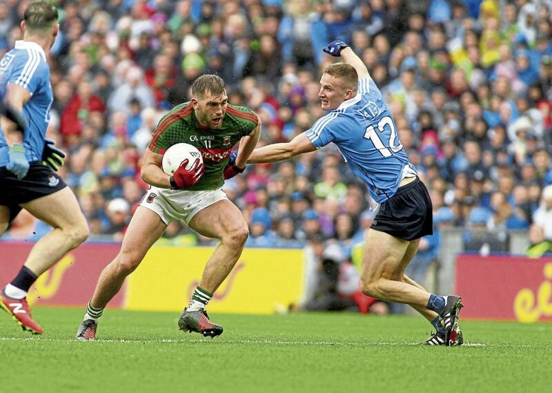 Dublin will look to Ciaran Kilkenny to pull the strings, while Mayo must find the right position for Aidan O&#39;Shea in Sunday&#39;s All-Ireland final Picture by Seamus Loughran 