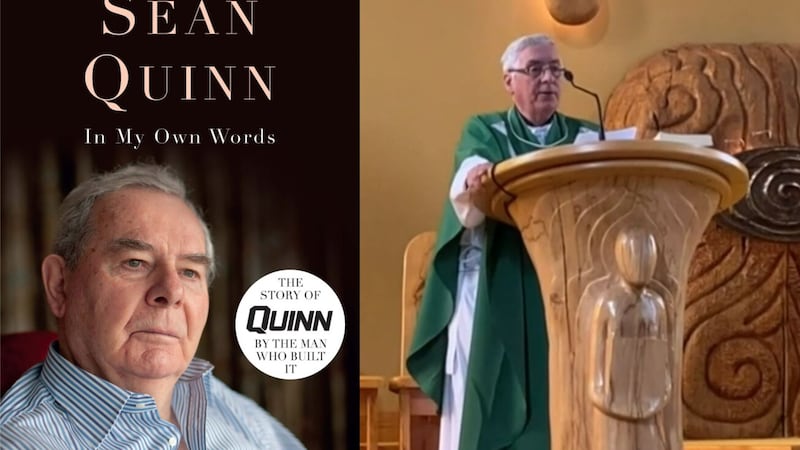 Fr Oliver O'Reilly (right) has written of his take on Seán Quinn's new self-penned book 'In My Own Words'.