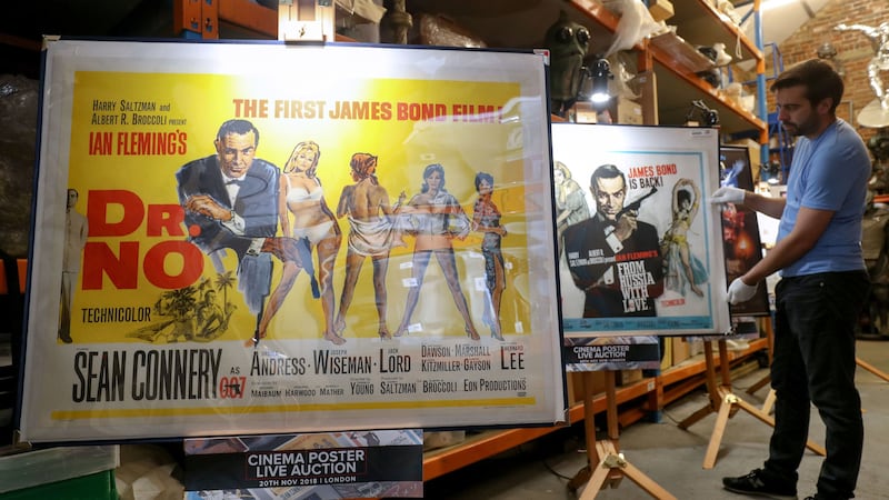 Carry On and James Bond collectables will be on sale.