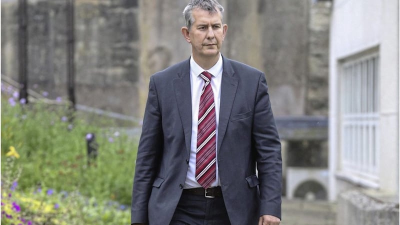 Edwin Poots has been to the fore in the latest round of Stormont talks - could he be a contender for DUP leader? Picture by Hugh Russell 