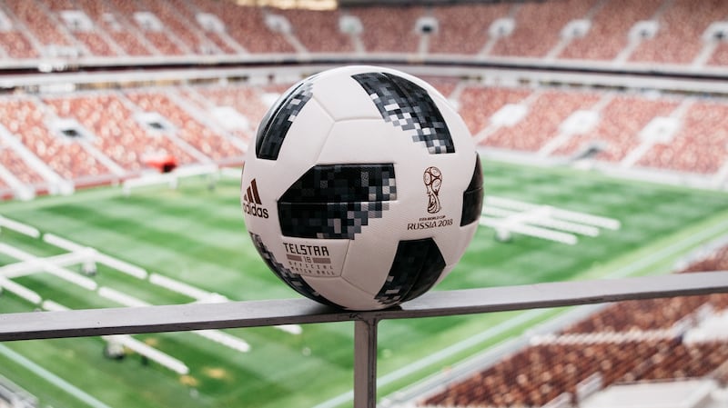 The Telstar 18, Adidas's football for the 2018 World Cup in Russia
