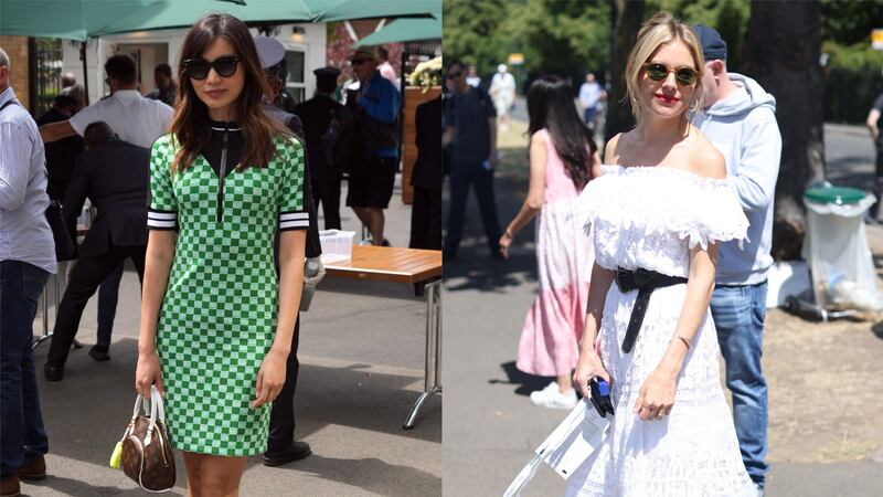 From royals to footballers, celebs have been out in force to watch the tennis this year.