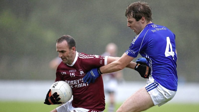 Hugh Malone in action for Ballybay against Scotstown. He scored eight points the last time the Pearses beat An Bhoth in championship back in 2002, and is hoping he&#39;ll get the call to make an impact in Sunday&#39;s Monaghan decider. Picture by Fintan McTiernan 
