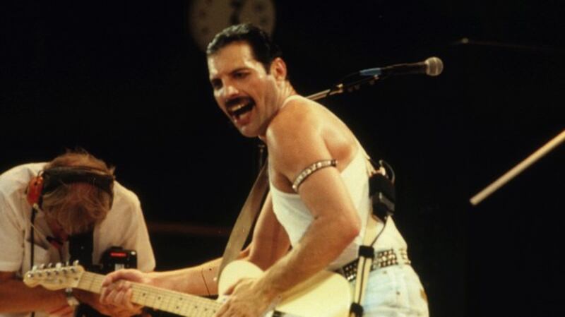 Freddie Mercury on stage (PA/PA Archive/Press Association Images)