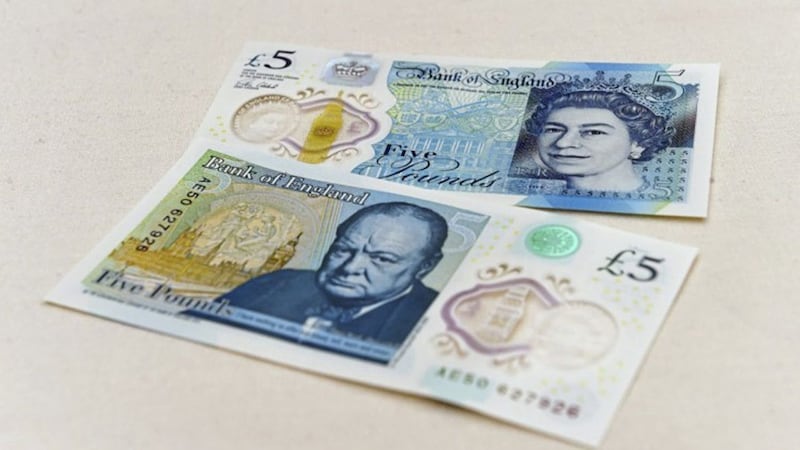 Bank of England released a polymer &pound;5 note last year and will issue further polymer &pound;10 and &pound;20 notes 