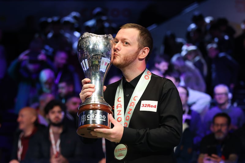 Mark Allen has had a stunning 2022/23 season but will need to overcome a poor Crucible record if he is to be crowned World champion for the first time Picture by PA