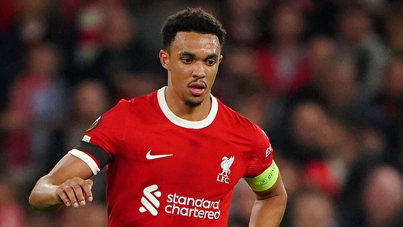 Trent Alexander-Arnold has been studying how to play in midfield (Peter Byrne/PA)