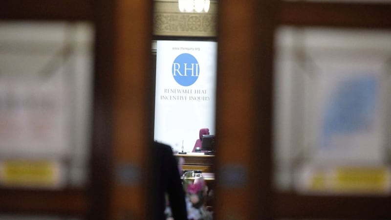 The RHI inquiry at Stormont. Picture by Mark Marlow 