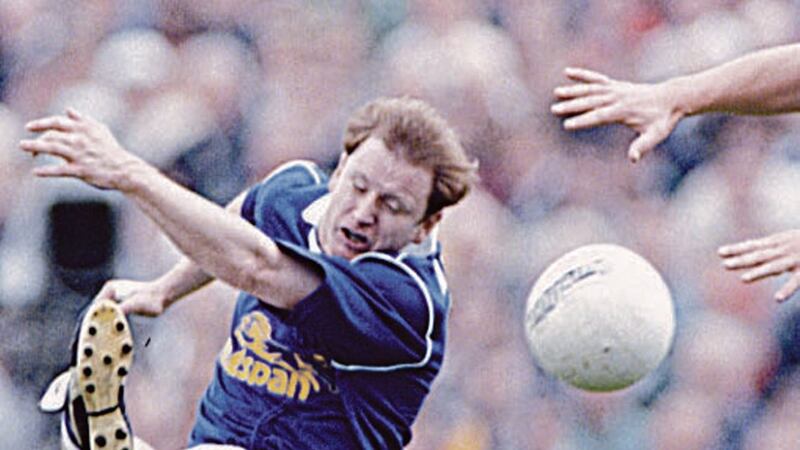 Cavan were hoping Fintan Cahill could shake off a finger problem to play in the 1997 Ulster SFC Final against Derry. Pic Ann McManus 