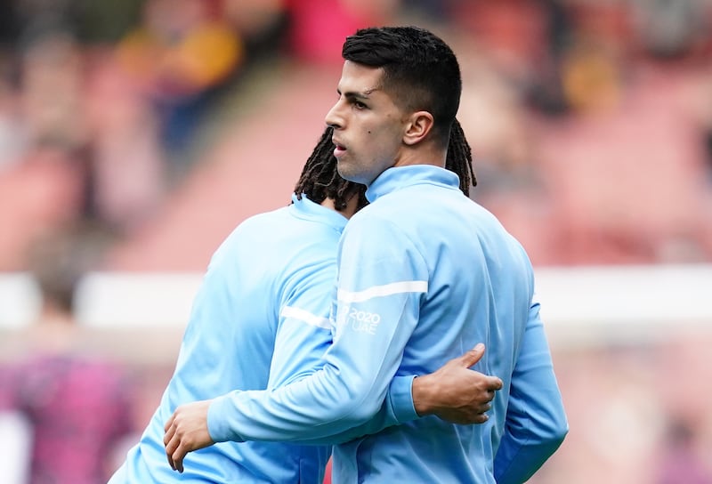 Cancelo played for City at Arsenal despite being injured in an attack at his home