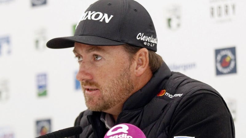 Graeme McDowell speaks to the media ahead of this week&#39;s Dubai Duty Free Irish Open Picture by Peter Morrison/PressEye.com 