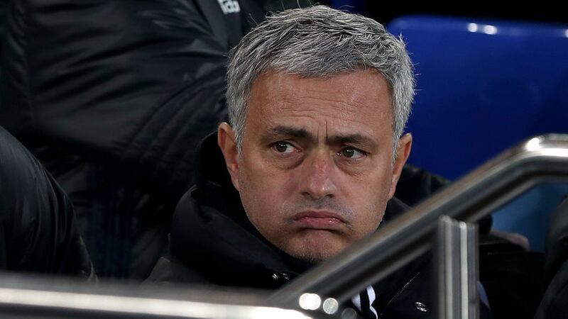 &nbsp;Mourinho's United have now slipped 13 points shy of top spot and nine behind fourth. Picture by PA