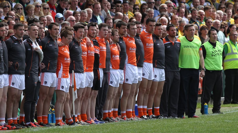 <span style="font-family: Arial, Verdana, sans-serif; ">A focused Armagh panel ahead of their Ulster SFC quarter-final clash with Donegal</span>&nbsp;
