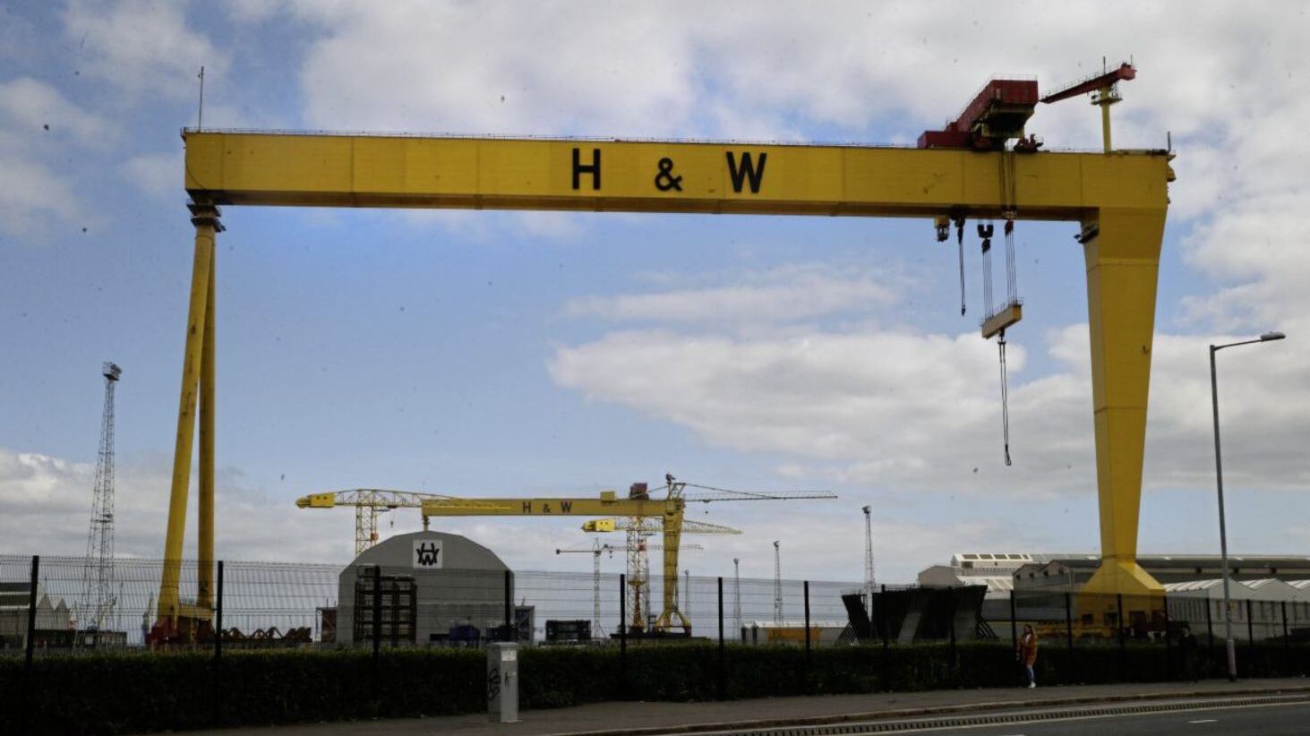 Shipbuilder Harland and Wolff has seen its turnover and profits fall dramatically over the past year