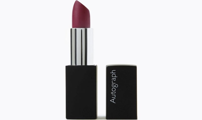 Matte Lipstick in Berry, &pound;10, available from M&amp;S